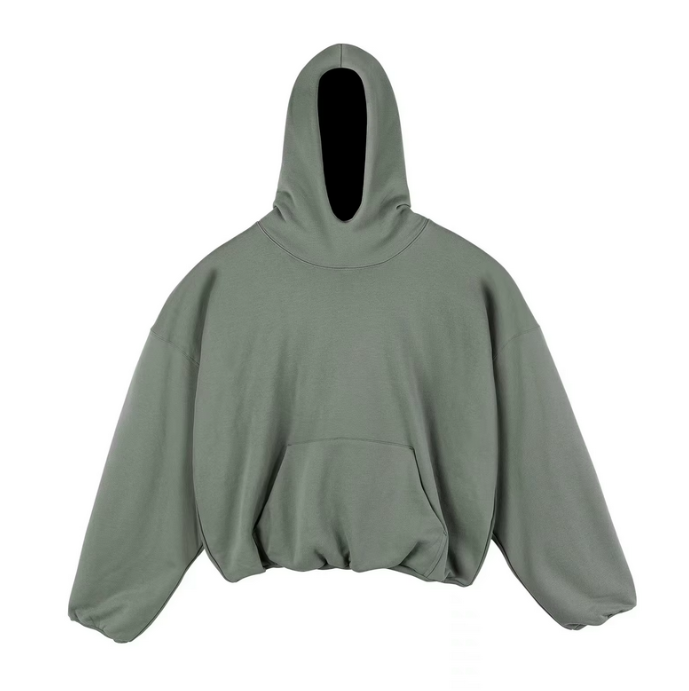 PEEP CROPPED HOODIE