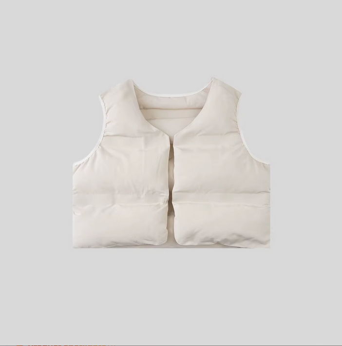 CROPPED PUFFER VEST