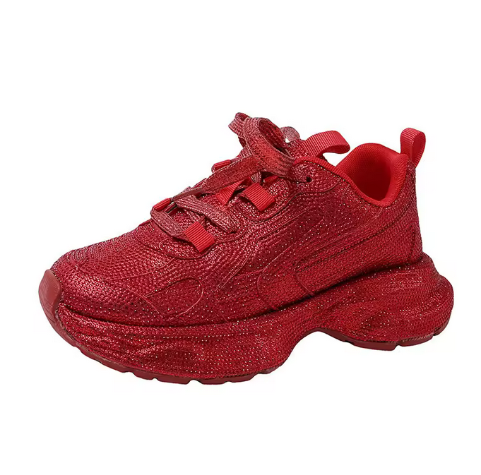 Sparkling Rhinestone Dad Sneakers
