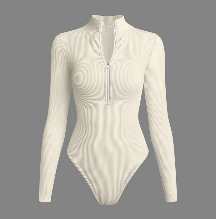2 PACK LONG SLEEVE BODYSUIT ZIP
