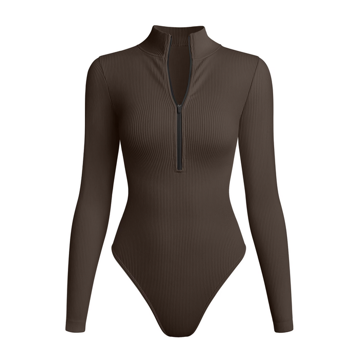 2 PACK LONG SLEEVE BODYSUIT ZIP