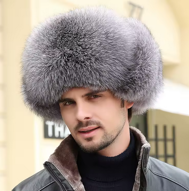 RACCOON AND FOX Leather Cap