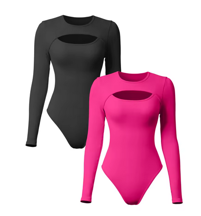 KNITTED LEOTARD ONE PIECE