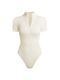 2 PACK SHORT SLEEVE BODYSUIT ZIP