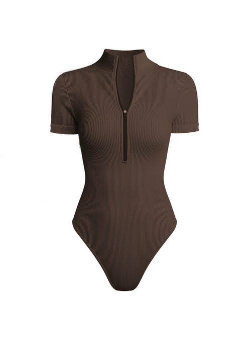 2 PACK SHORT SLEEVE BODYSUIT ZIP