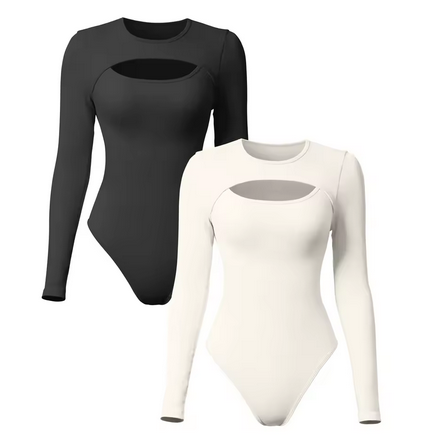 KNITTED LEOTARD ONE PIECE