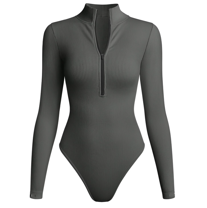 2 PACK LONG SLEEVE BODYSUIT ZIP